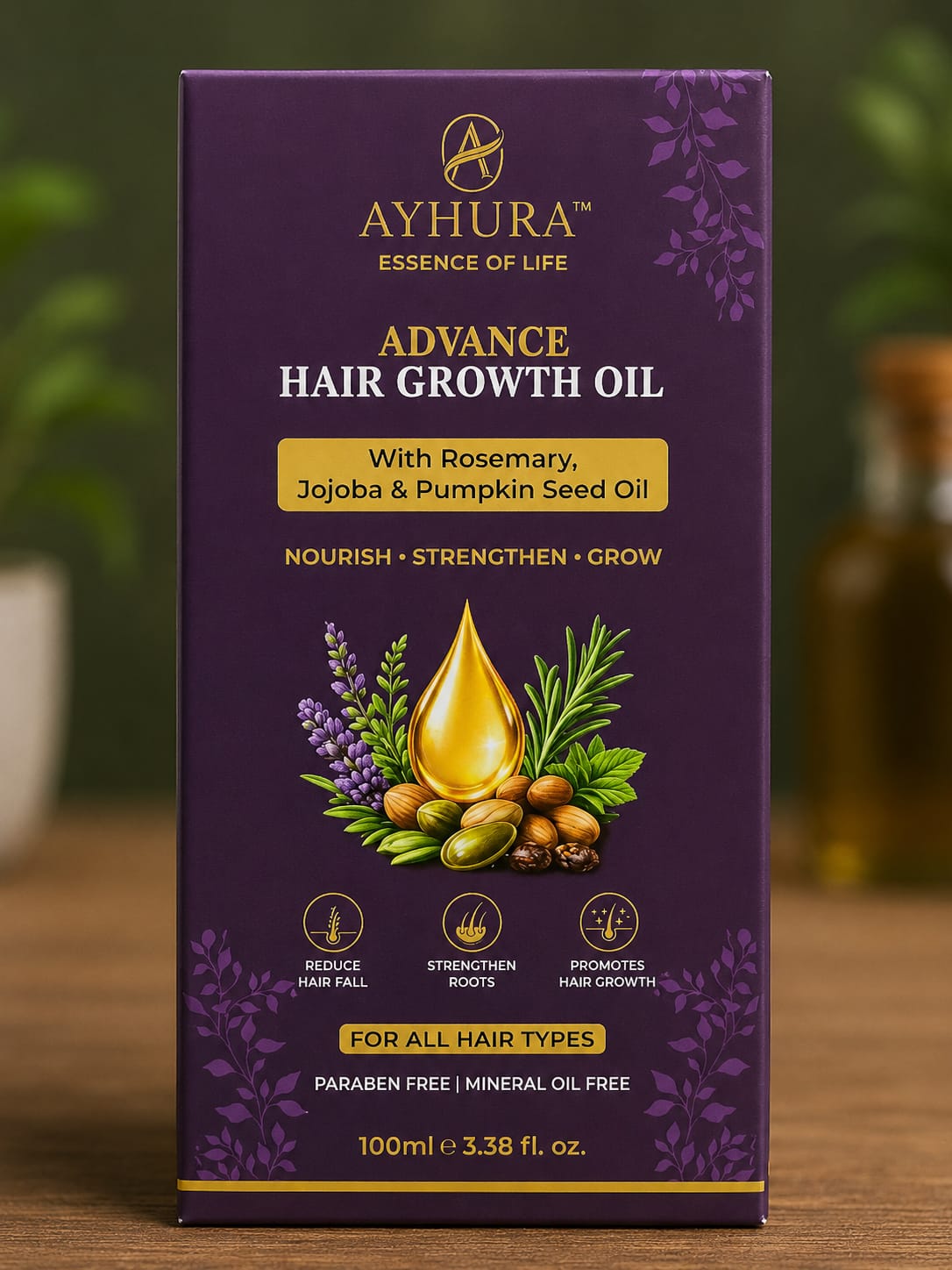 Advance Hair Growth Oil — Front